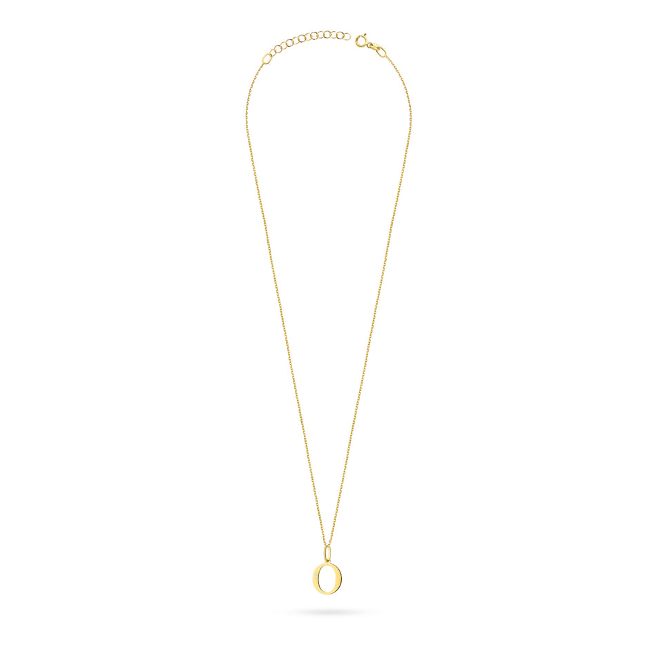 Goldkette mit 0,005 ct Diamant Brief O