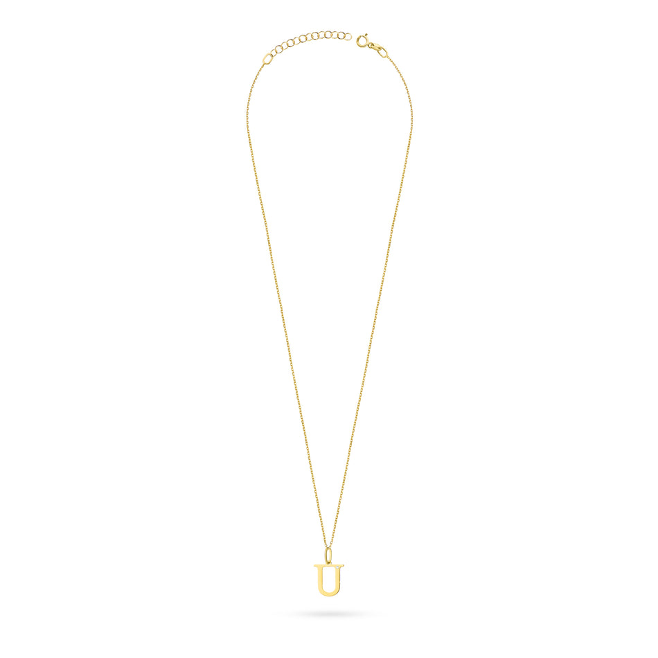 Goldkette mit 0,005 ct Diamant Brief U