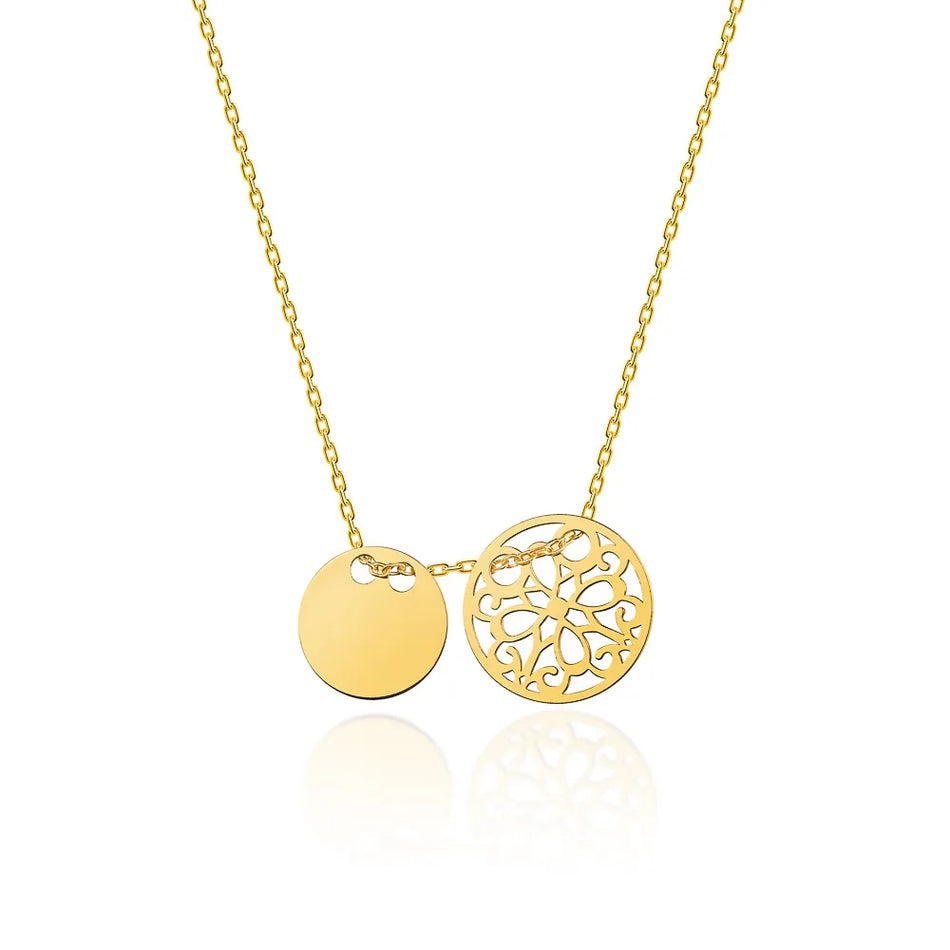 Vergoldete Silber Halskettenringe