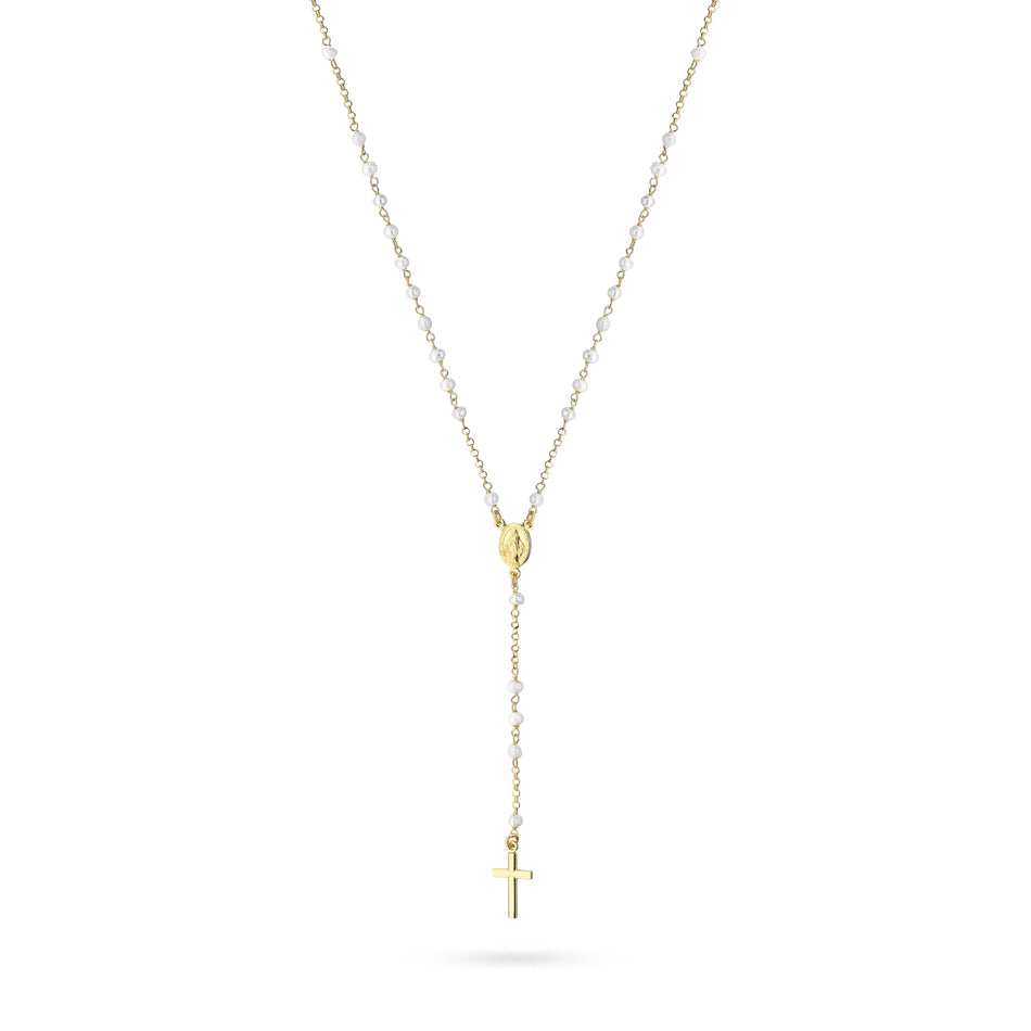 Silber Halskette Rosenkranz