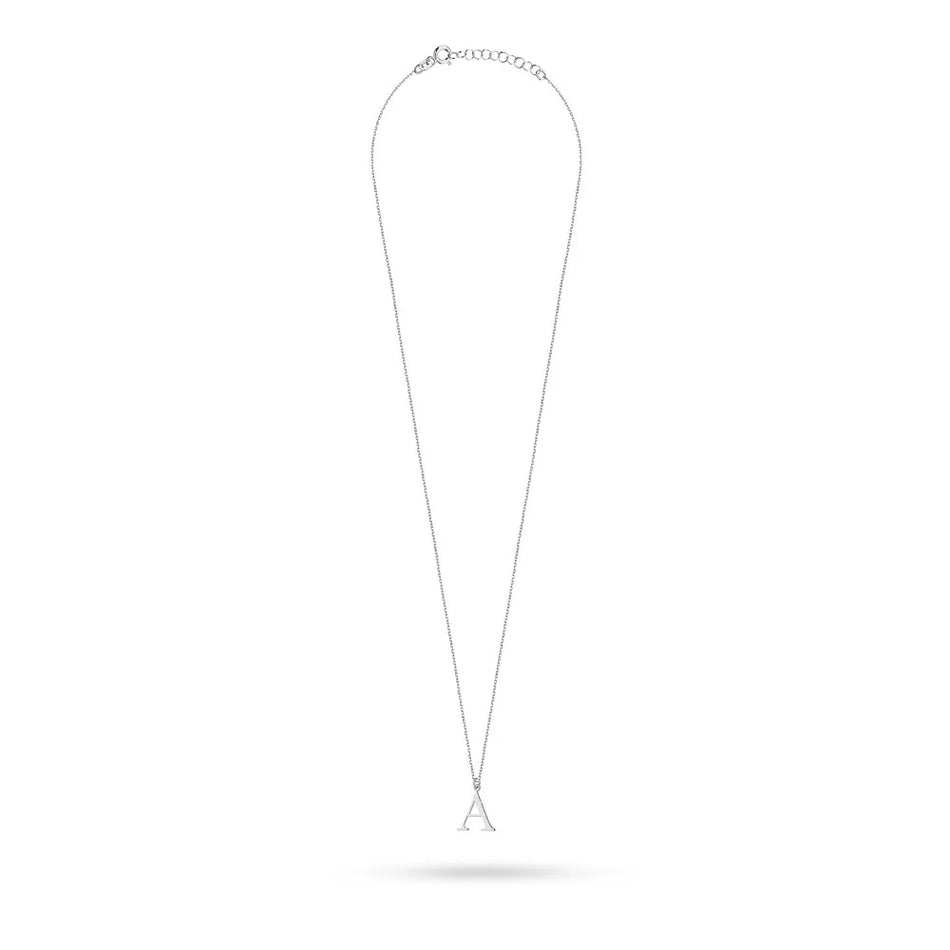 Silber Halskette Brief A