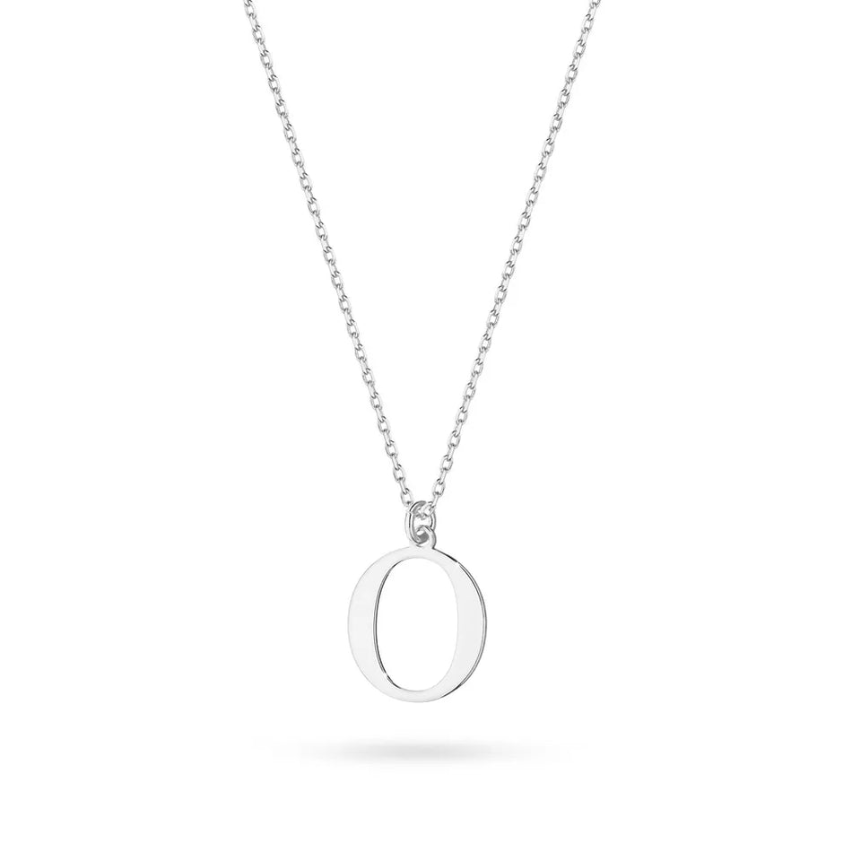 Silber Halskette Brief O