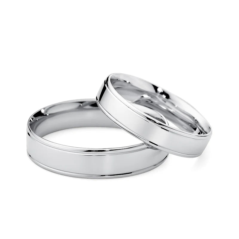 Weißgold Eheringe 4mm