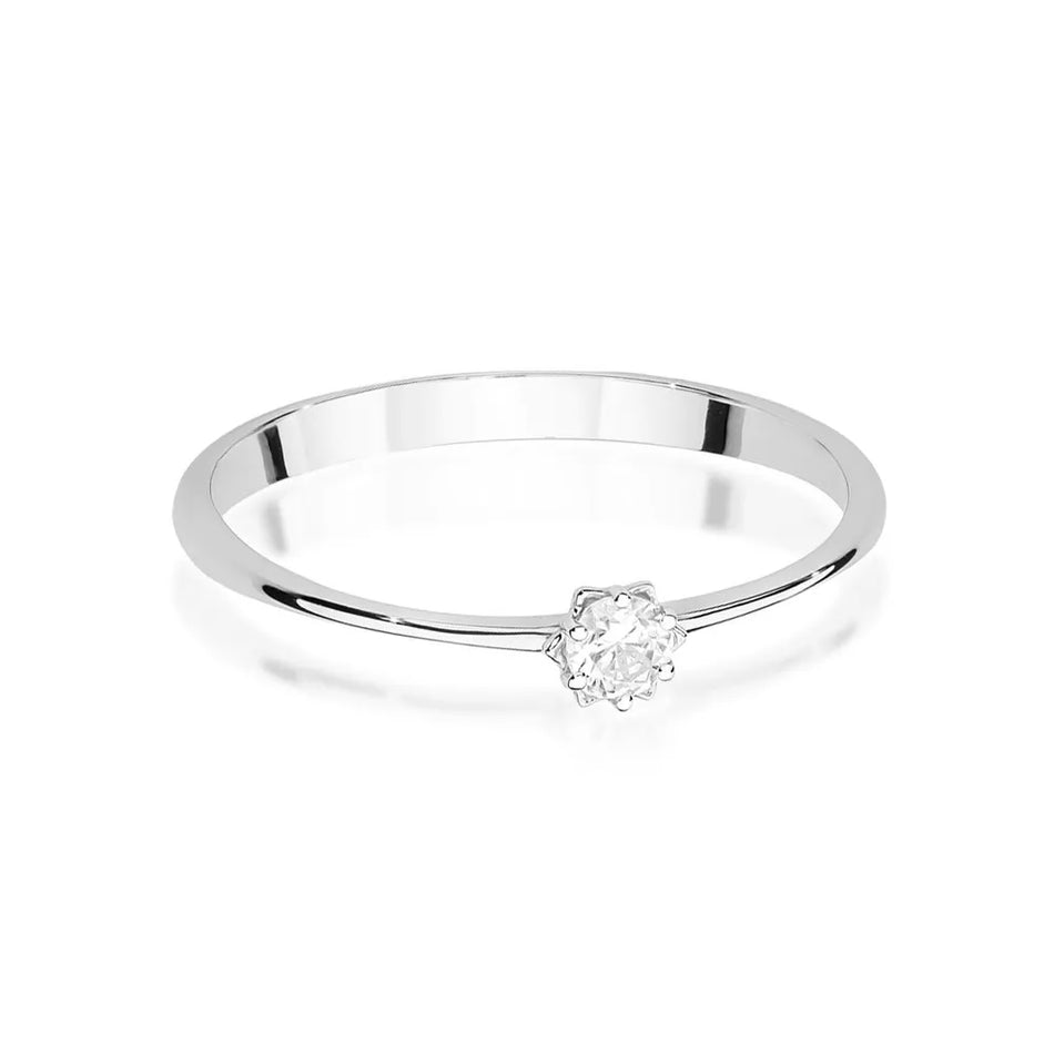 Gold Ring with 0.10ct Diamond