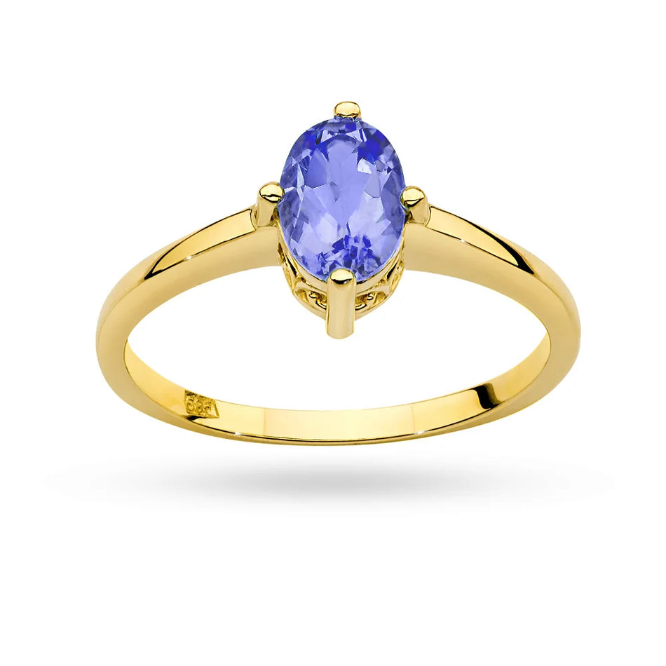 Ring mit Tansanit 0.7ct | 14K (585) Gold