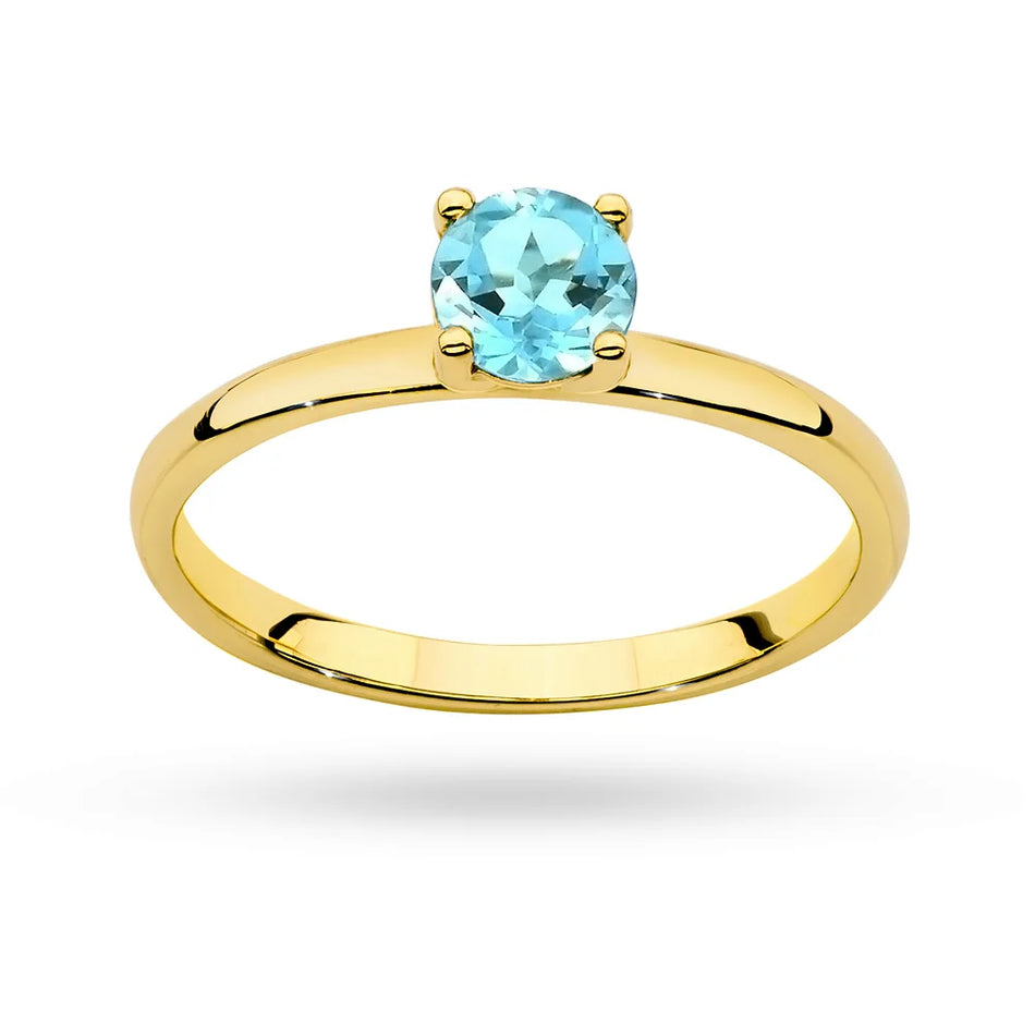 Gold Ring with 0.50ct Tansanit