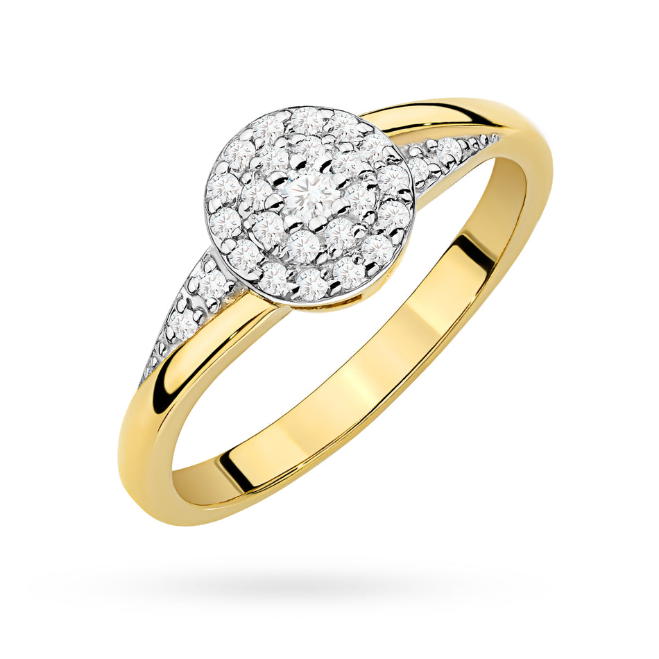 Ring mit Zirkonia | 8K (333) Gold