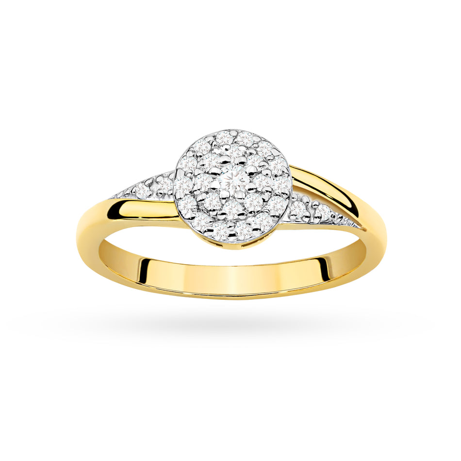Ring mit Zirkonia | 8K (333) Gold