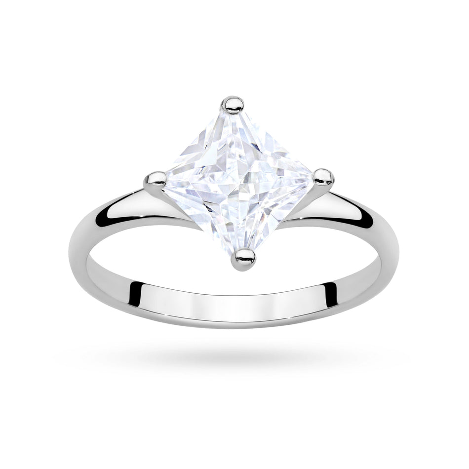 Silber Ring mit Zirkonia