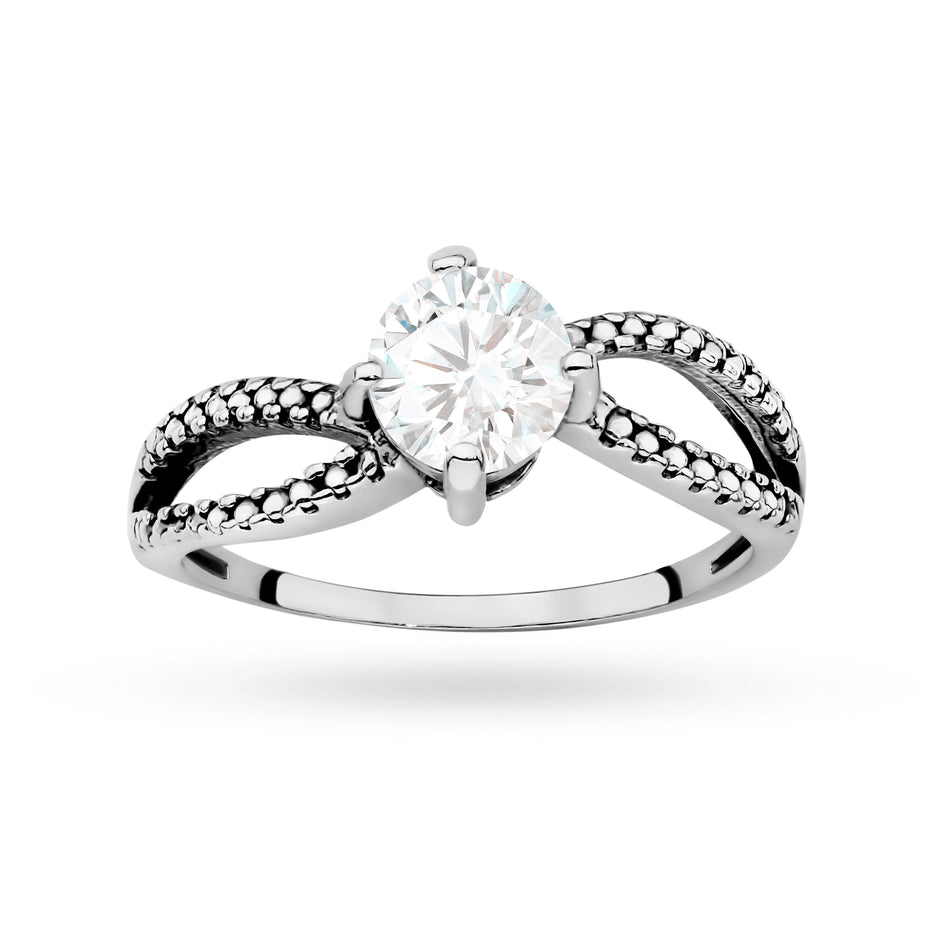 Silber Ring mit Zirkonia