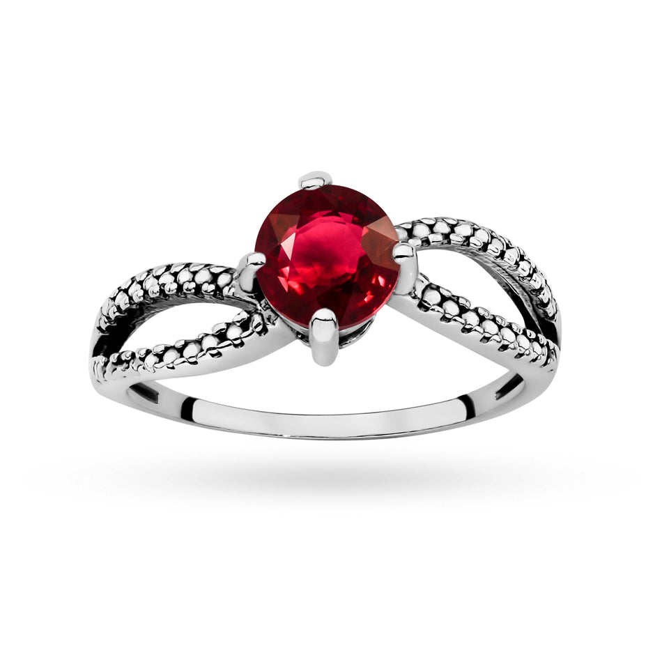 Silber Ring mit Zirkonia