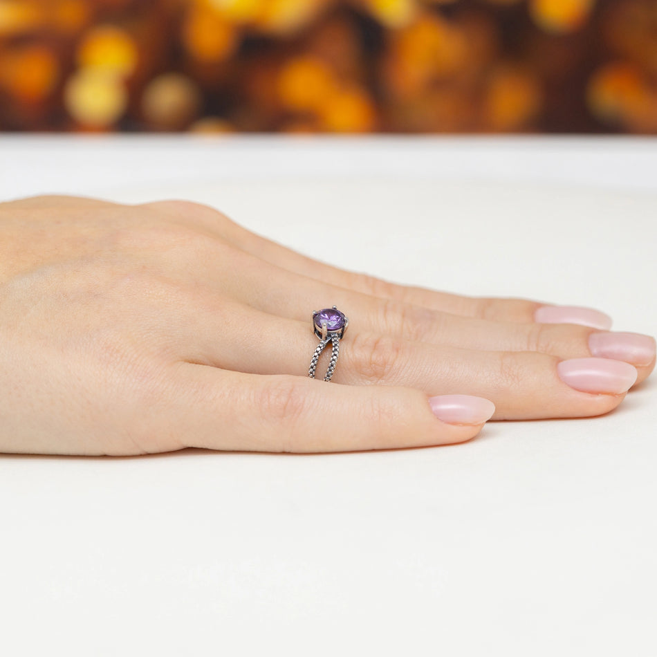 Silber Ring mit Zirkonia