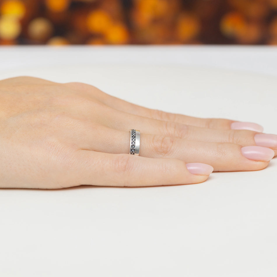 Silber Ring mit Zirkonia