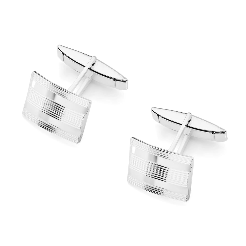 Herren Silber Manschettenknöpfe