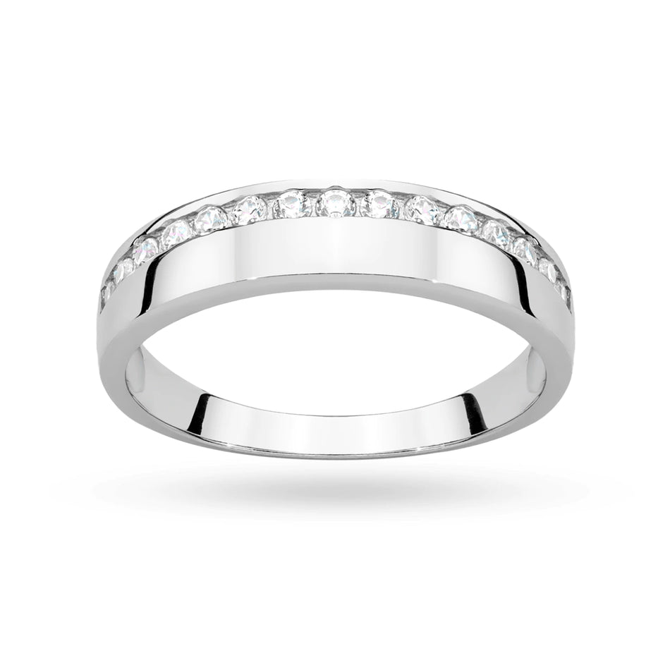 Silber Ring mit Zirkonia