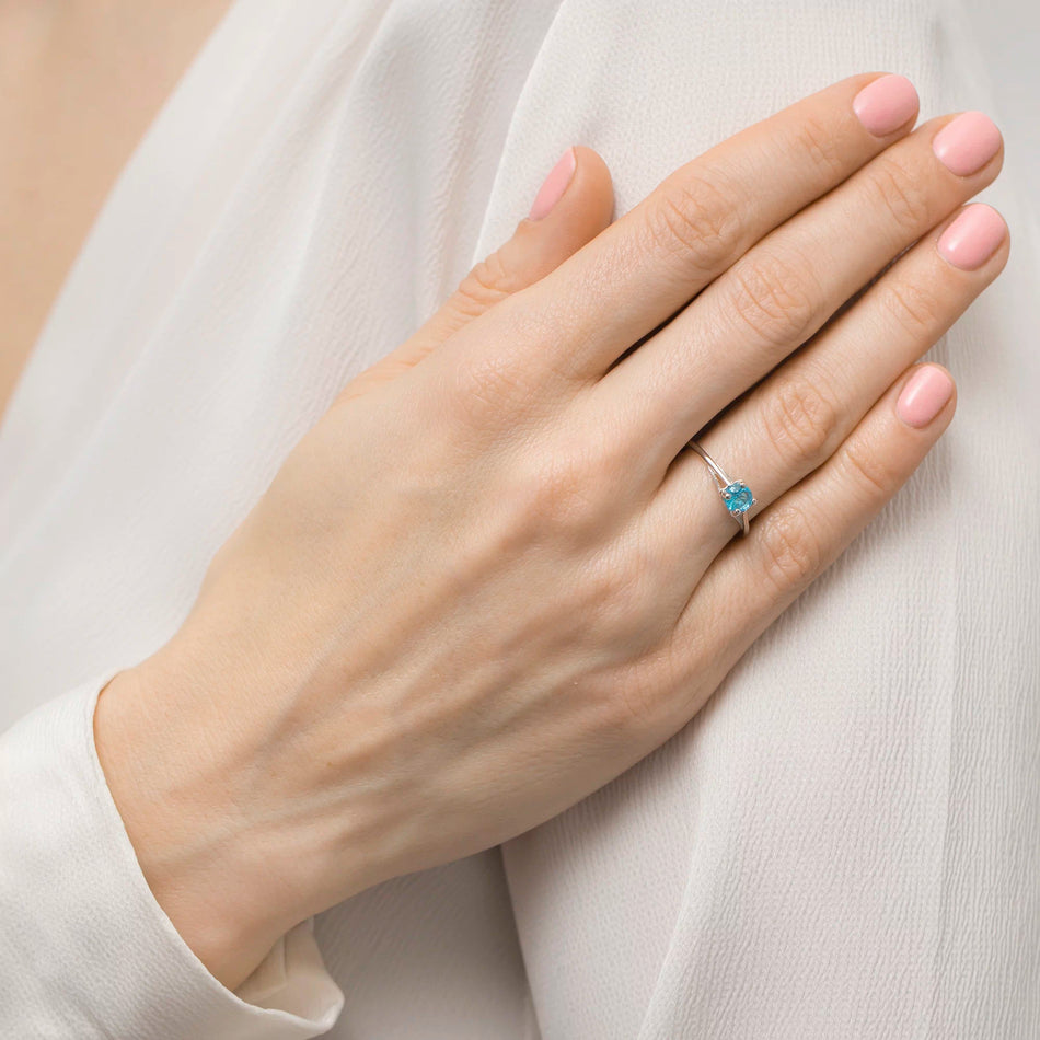 Silber Ring mit Zirkonia