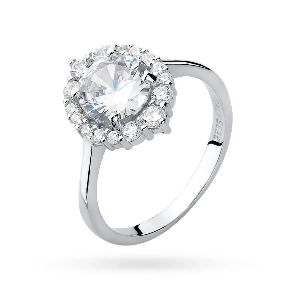 Silber Ring mit Zirkonia