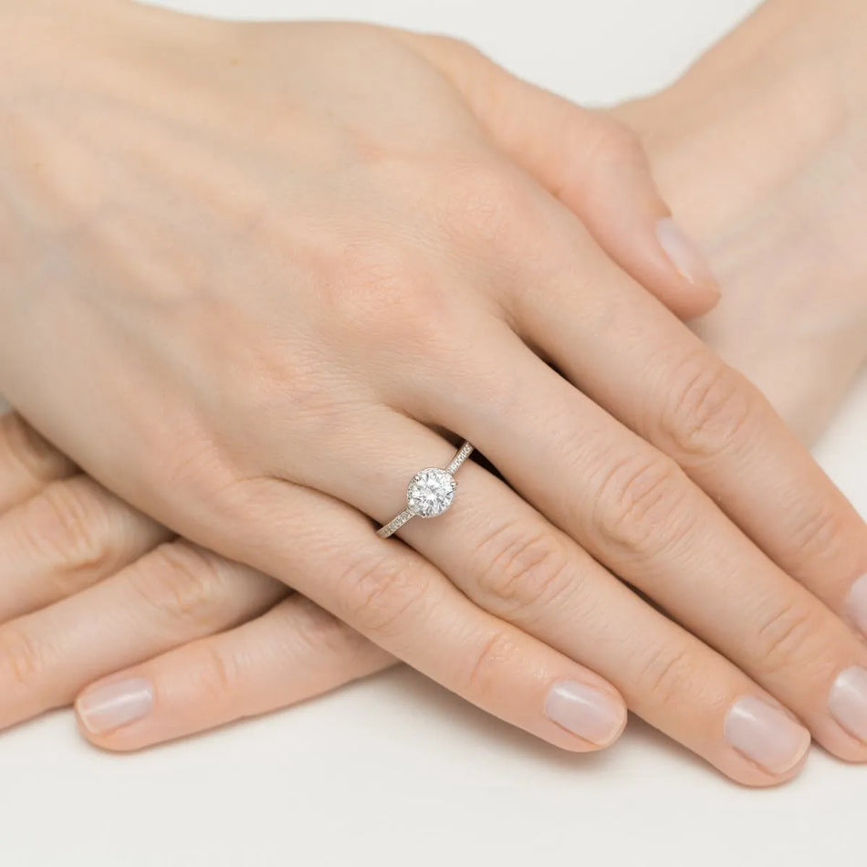 Silber Ring mit Zirkonia