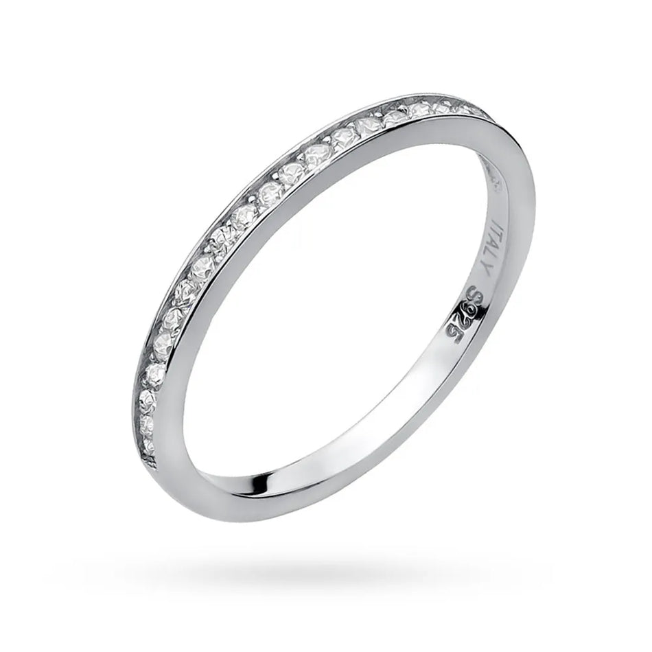 Silber Ring mit Zirkonia