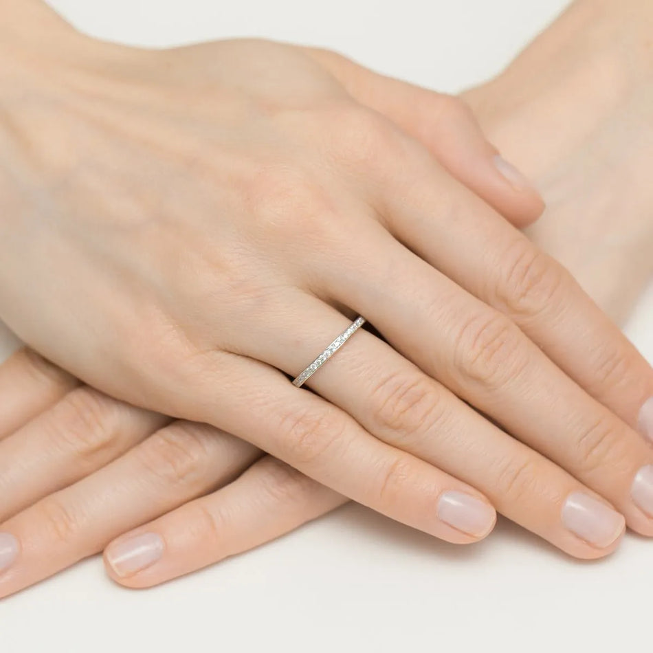 Silber Ring mit Zirkonia