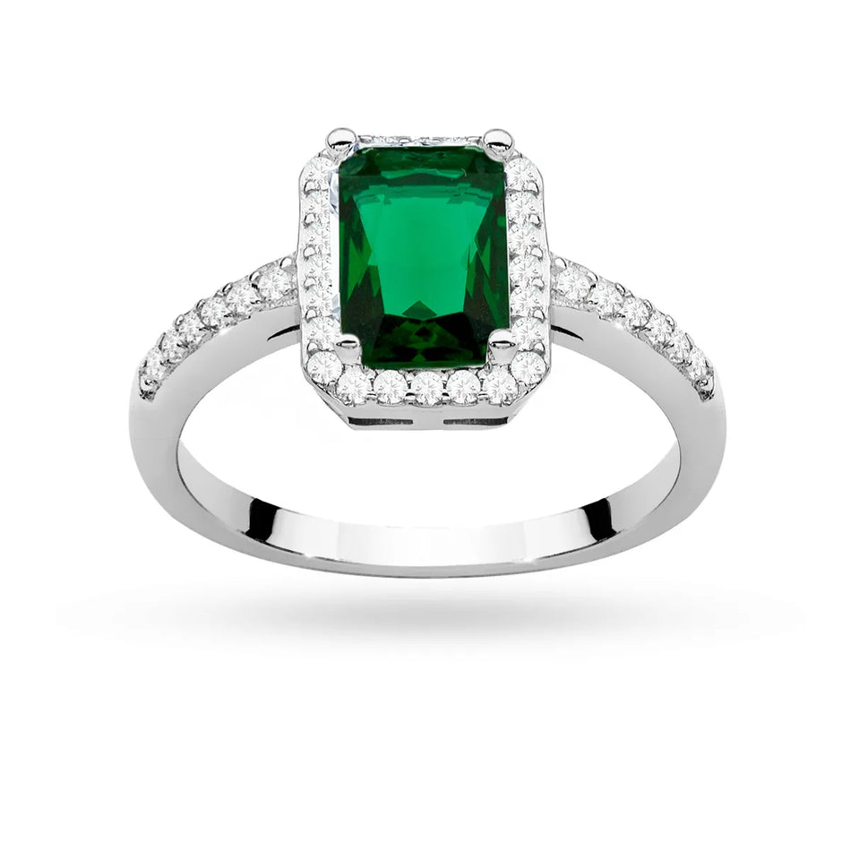 Silber Ring mit Zirkonia