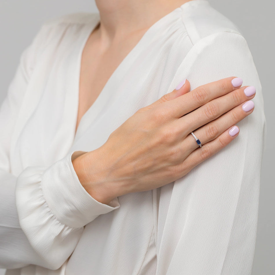 Silber Ring mit Zirkonia