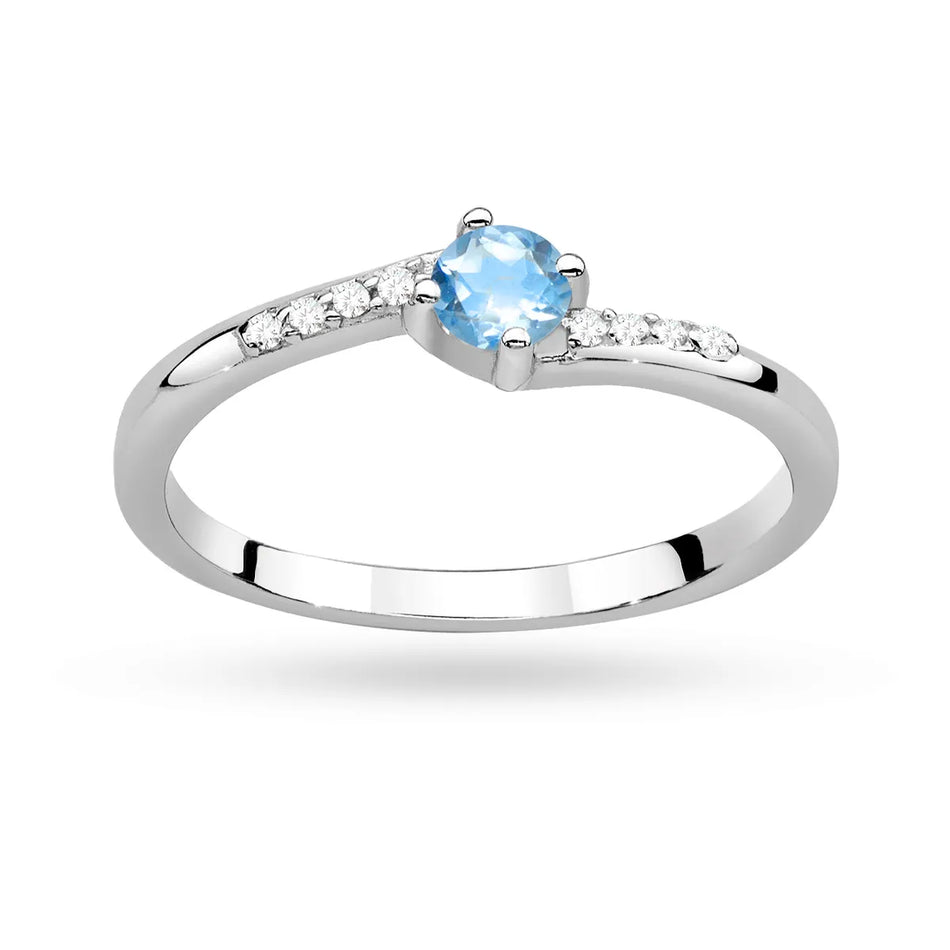 Silber Ring mit Zirkonia