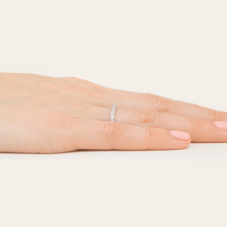 Silber Ring mit Zirkonia