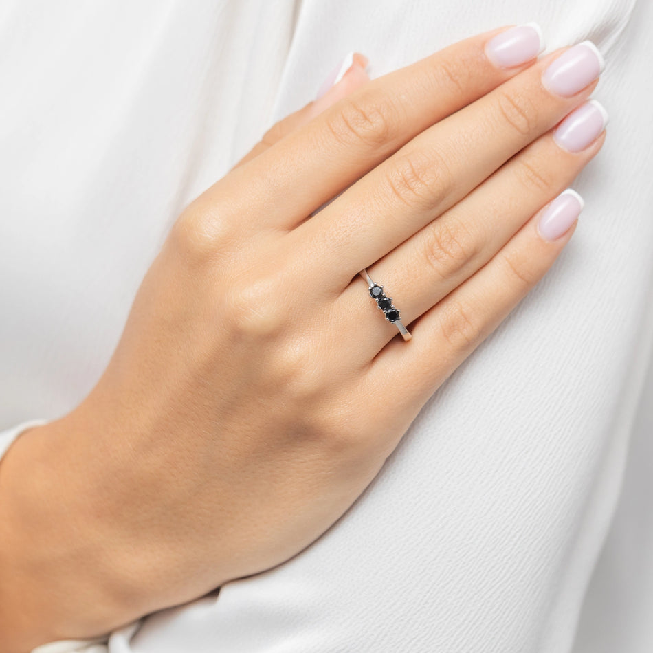 Silber Ring mit Zirkonia