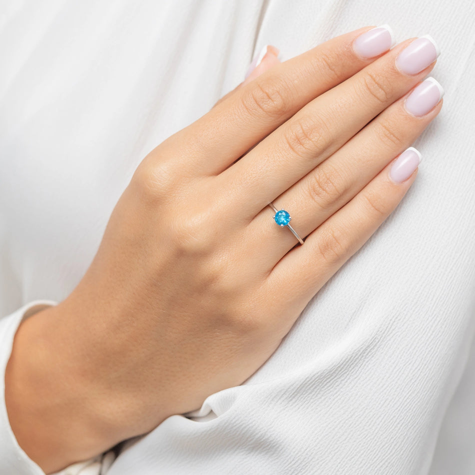 Silber Ring mit Zirkonia