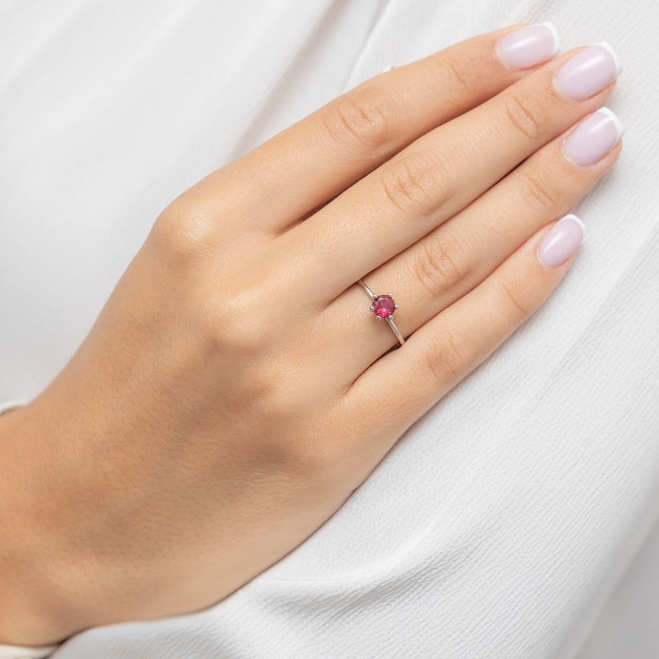 Silber Ring mit Zirkonia