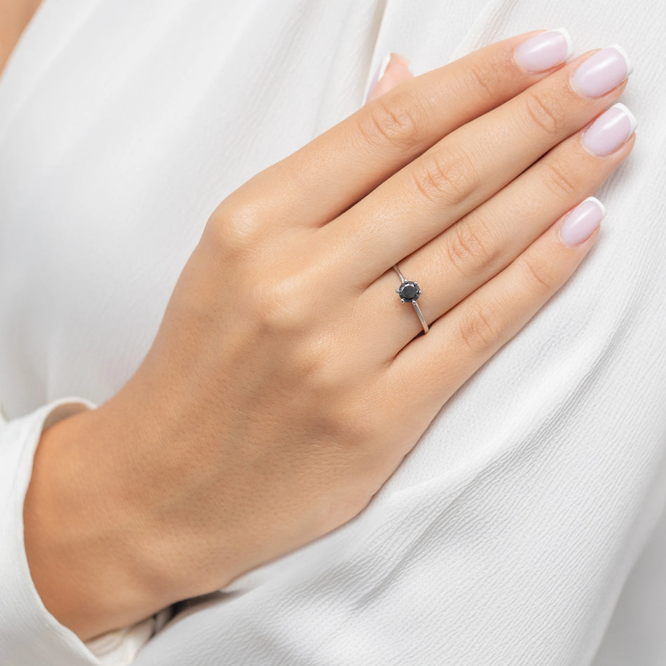 Silber Ring mit Zirkonia