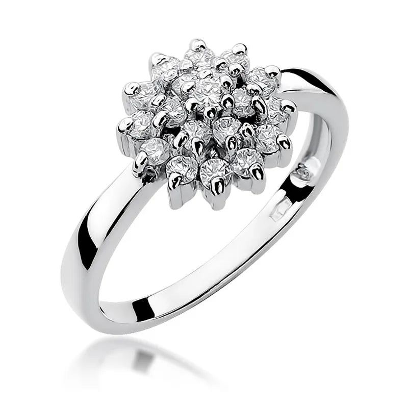 Goldring mit 0,40 ct Diamanten