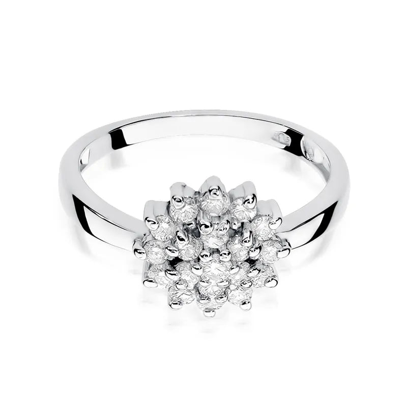 Goldring mit 0,40 ct Diamanten