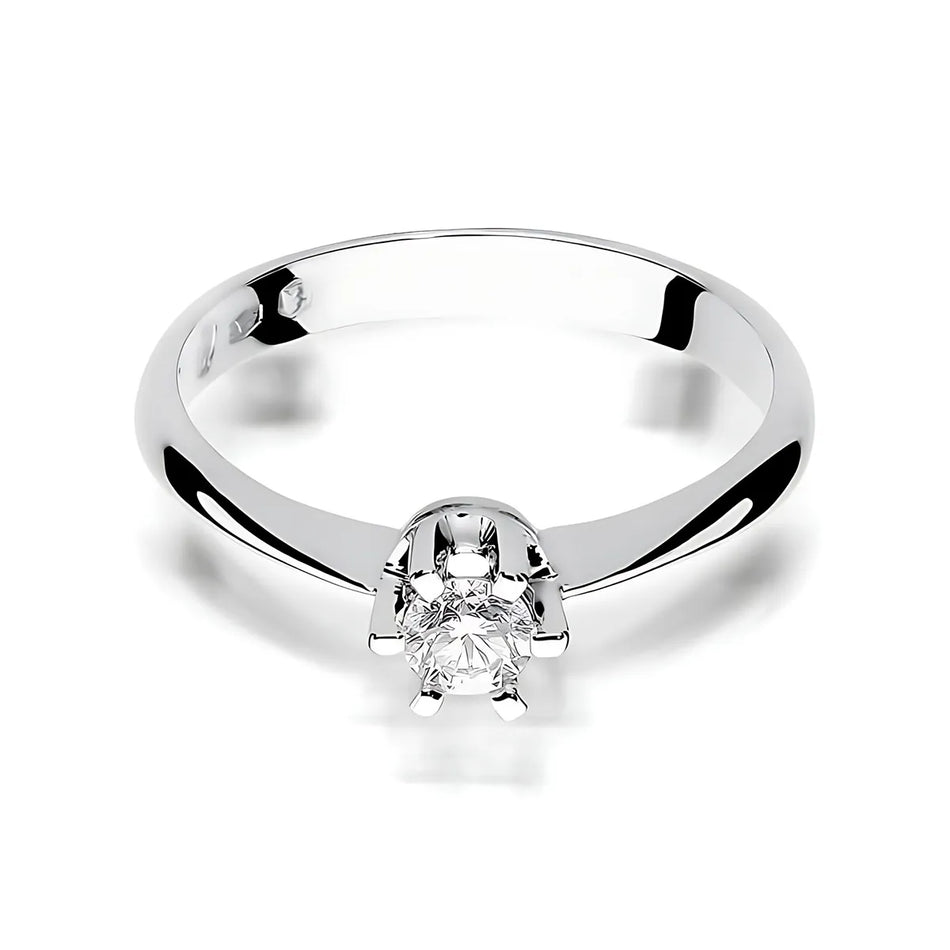 Goldring mit 0,25 ct Labor-Diamant