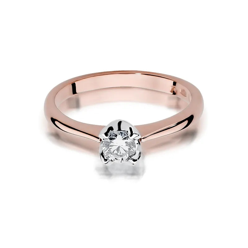 Gold Ring with 0.30ct Diamond