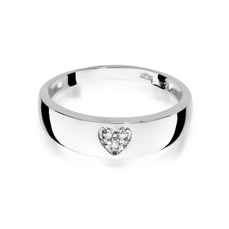 Goldring mit 0,026 ct Diamanten