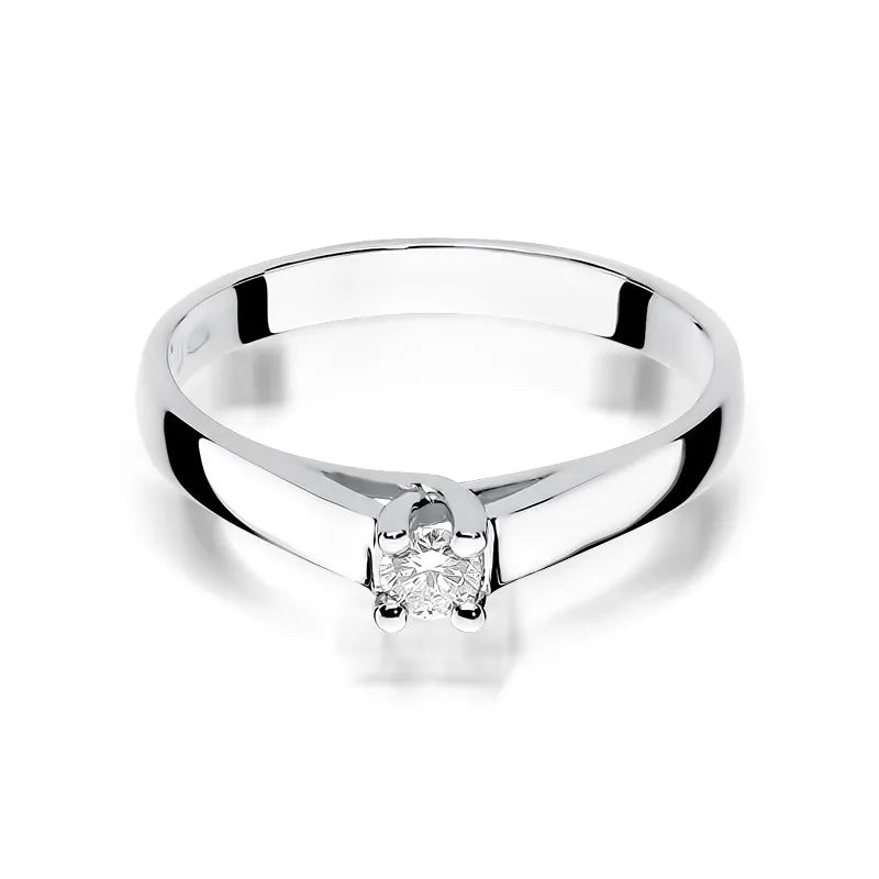 Goldring mit 0,10 ct Diamant