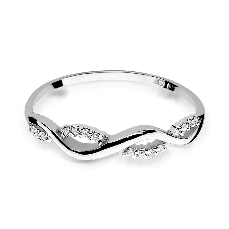 Gold Ring with 0.07ct Diamonds