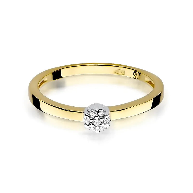 Gold Ring with 0.035ct Diamonds