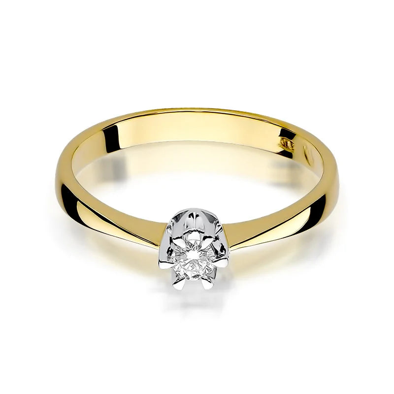 Gold Ring with 0.20ct Diamond