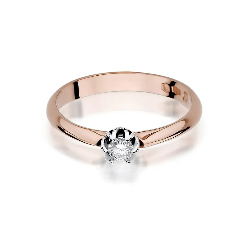 Gold Ring with 0.10ct Diamond