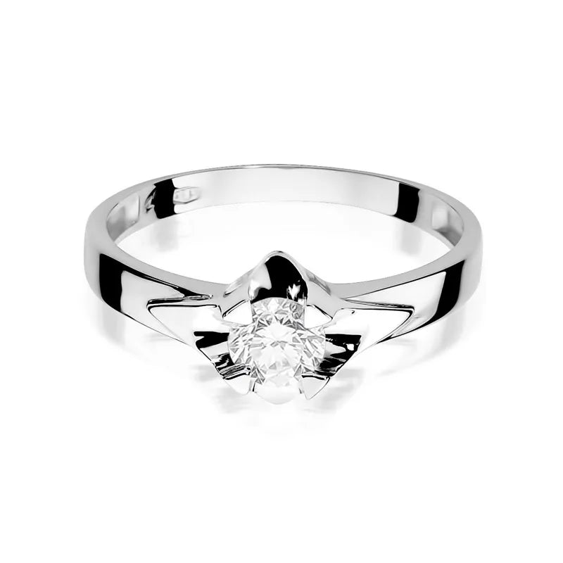 Goldring mit 0,50 ct Diamant
