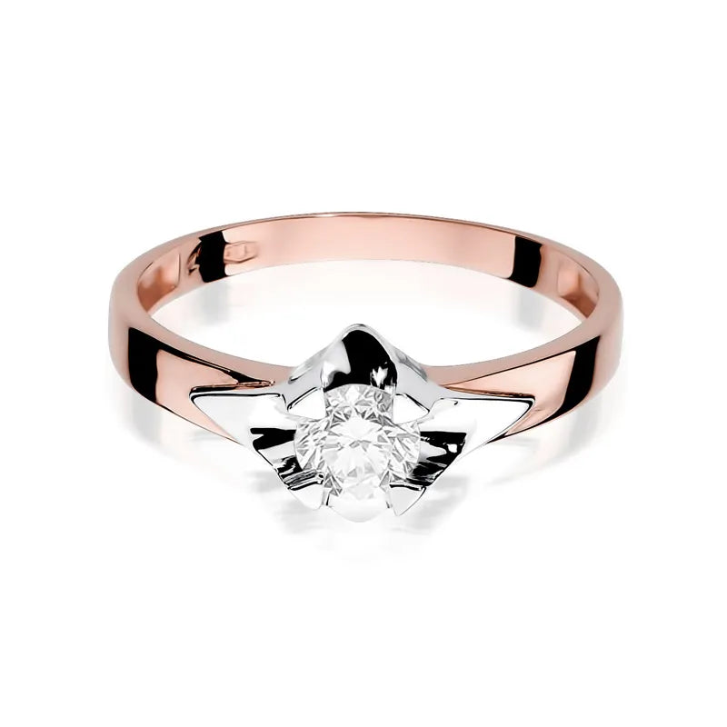 Goldring mit 0,50 ct Diamant