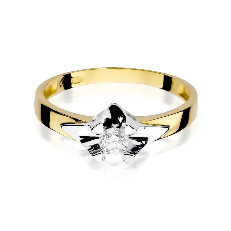 Gold Ring with 0.23ct Diamond