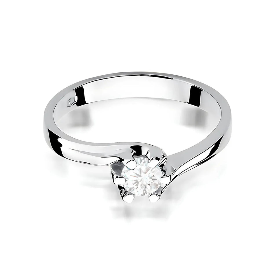 Goldring mit 0,30 ct Diamant