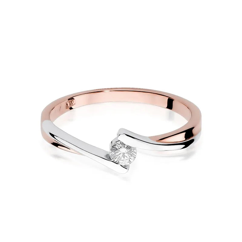 Gold Ring with 0.10ct Diamond