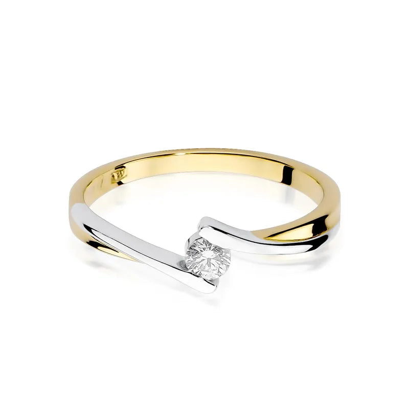 Gold Ring with 0.10ct Diamond