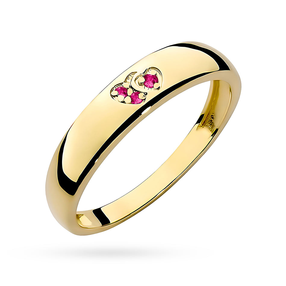 Ring mit Zirkonia | 8K (33) Gold