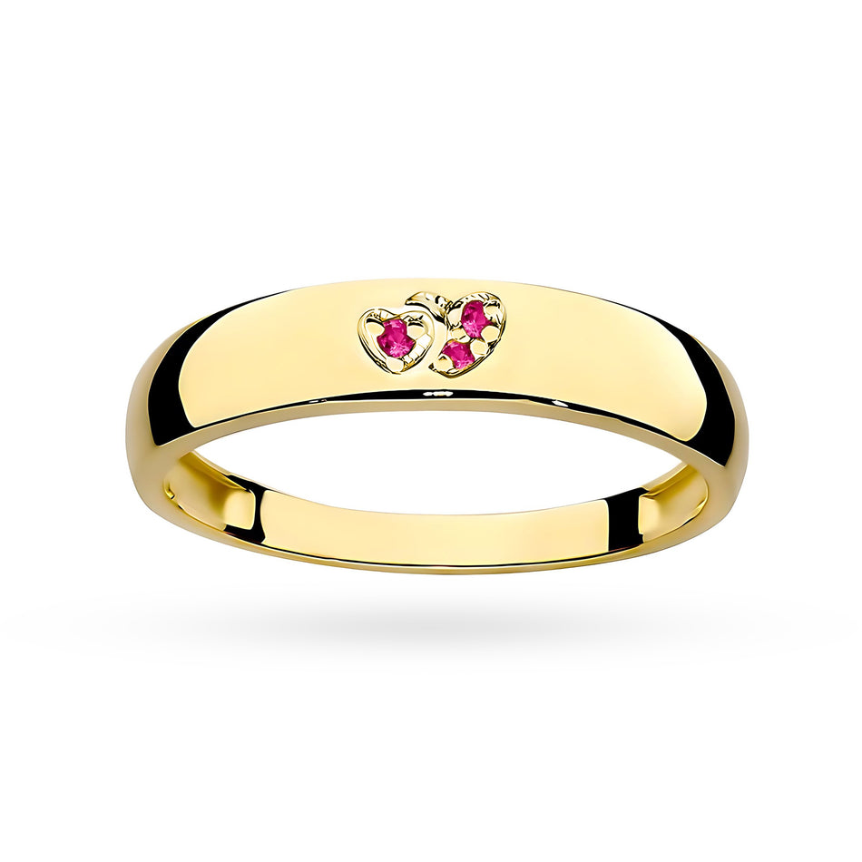 Ring mit Zirkonia | 8K (33) Gold